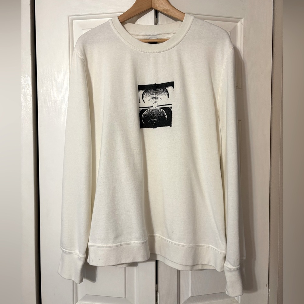 Former Merchandise White Graphic light Sweatshirt - size large